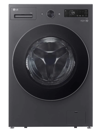 غسالة LG فتحة امامية 15 كيلو رمادي غامق WFN1510BST