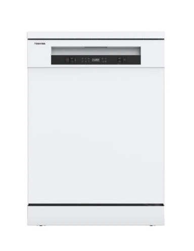 Toshiba Dishwasher ,14 Place ,Settings 6 Programs ,White, DW-14F5ME(W)-SA