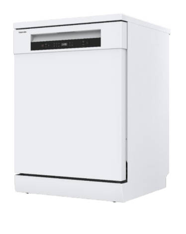 Toshiba Dishwasher ,14 Place ,Settings 6 Programs ,White, DW-14F5ME(W)-SA