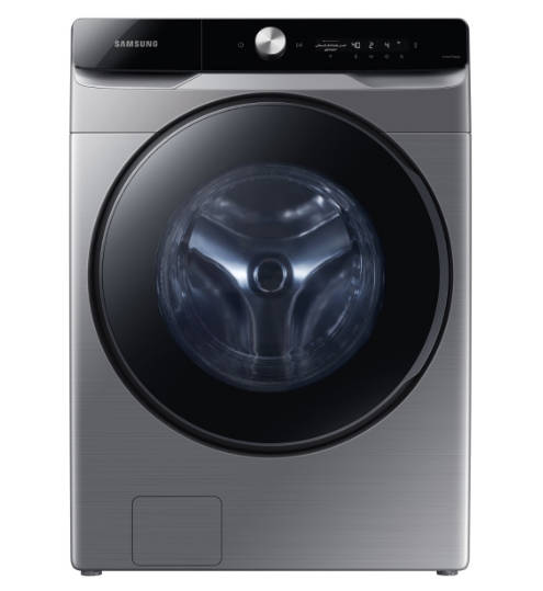 Samsung 18 Kg Front Loading Combo Washing Machine Silver, WD18T6300GP