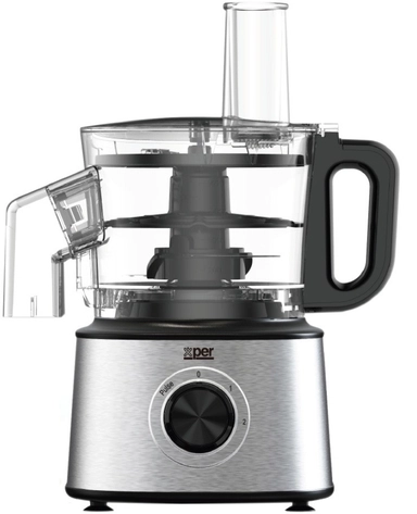 Xper Multifunction Food Processor Stainless, 1000W, 2.1L, Steel, XPFP-800S