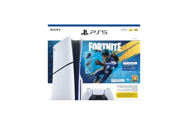 Sony PlayStation 5 Blu-Ray Edition, 1TB, Fortnite Flowering Chaos Edition, 1 Controller, White, CFI-2116A-FNITEVCH