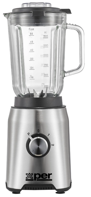 Xper BLENDER 800 WATT 1.5 LITER GLASS, STEEL GRINDER, XPTB-800GS