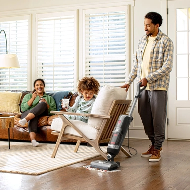 Hoover Upright Vacuum Cleaner, 340W, Black