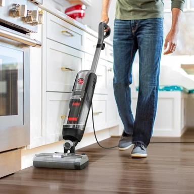 Hoover Upright Vacuum Cleaner, 340W, Black