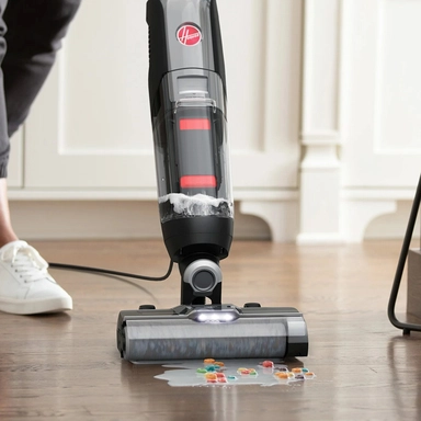 Hoover Upright Vacuum Cleaner, 340W, Black