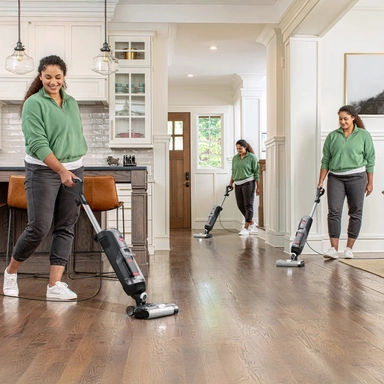 Hoover Upright Vacuum Cleaner, 340W, Black