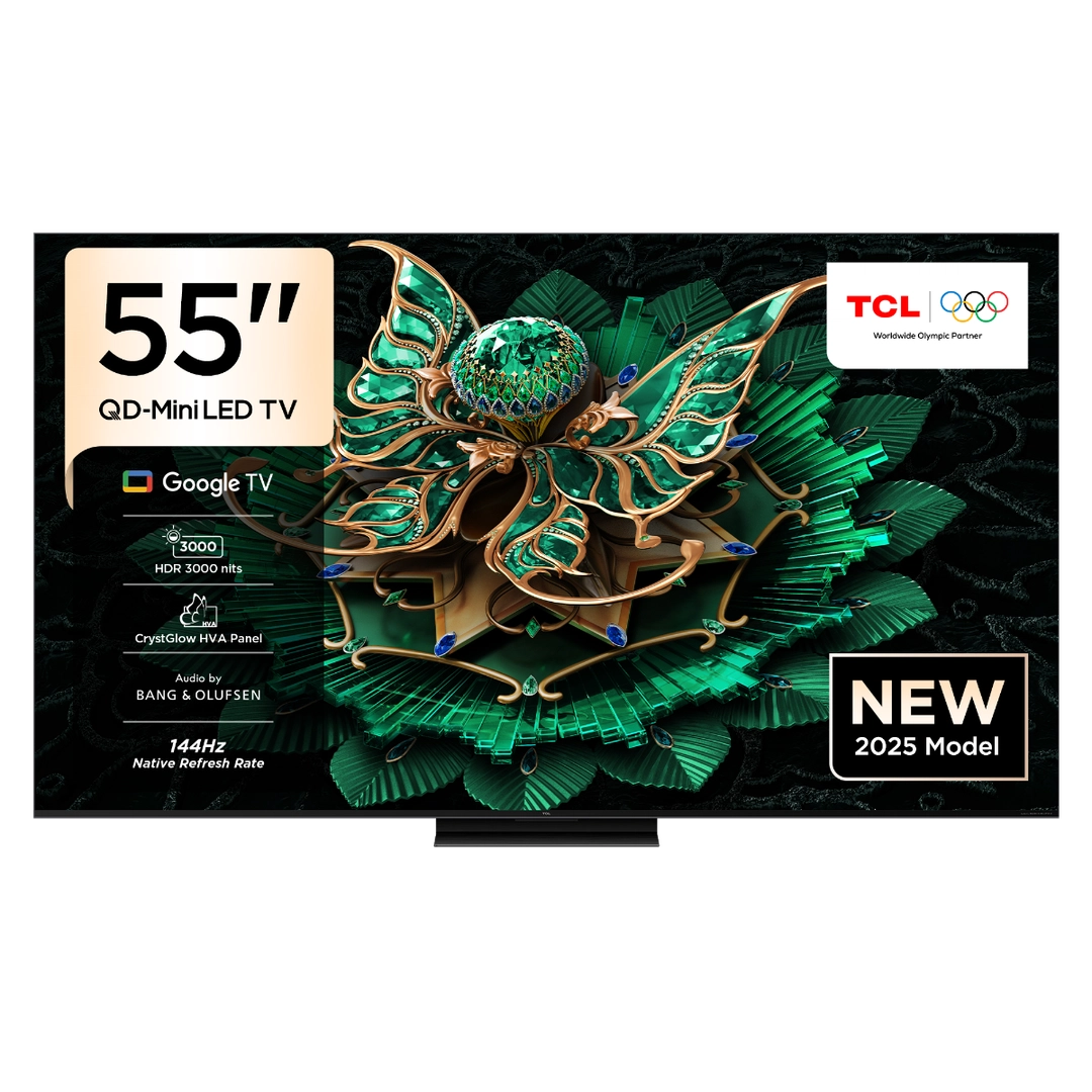 شاشة TCL سمارت 55بوصة QD Mini LED Google TV ,55C7K