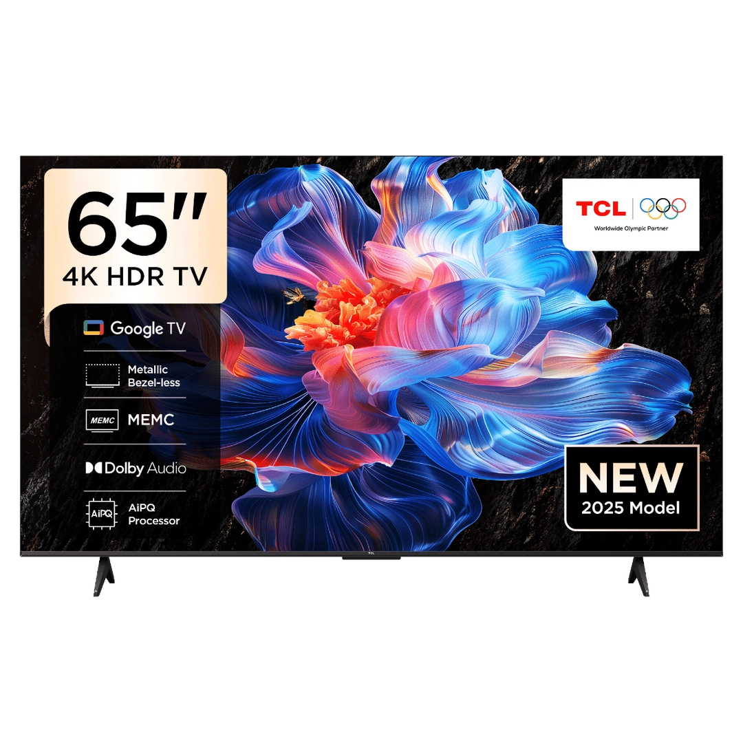 شاشة TCLسمارت 65 بوصة UHD 4k Google TV - 65P6K