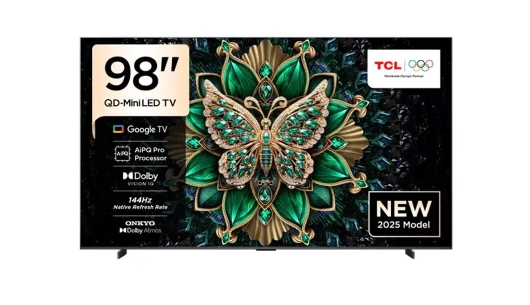 شاشة TCL بوصة 98 ، 4K بدقة، Mini LED - موديل98Q6C