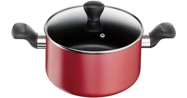 طقم قدور تيفال 9 قطع احمر B243S987