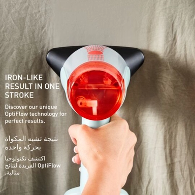 مكواة بخار تيفال أيرو ستيم يدوية للملابس، 100 مل، 1400 واط، أبيض - DT9814G0