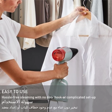 مكواة بخار تيفال أيرو ستيم يدوية للملابس، 100 مل، 1400 واط، أبيض - DT9814G0