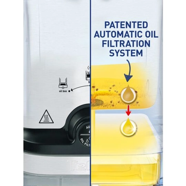 Tefal Oleoclean Deep Fryer, Digital Fryer, 3.5L, 2300W, Silver - FR804040