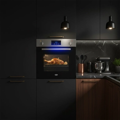 Terim built-in electric oven, 59.4 cm, fan, 9 functions, Italian ,TRMBOGG60E9FD