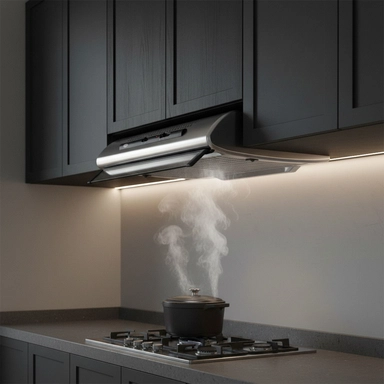 Terim Horizontal Hood, 89.8 cm, Italian, Steel - TRHOMP900FLST