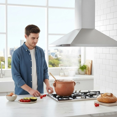 شفاط تيرم هرمي 89.8 سم إيطالي استيل TRHOMP900PYS