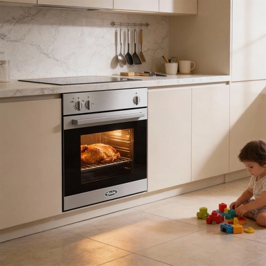 فرن تيرم بلت ان 59.4 سم غاز امان كامل إيطالي استيل TRMBO60GG