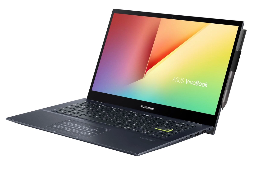 Asus VivoBook 2*1 Touch 14", AMD R7 5700U-16G-512SSD, W11, Black