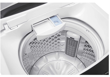 غسالة إل جي إنفرترتعبيئة علوية، 15 كجم، أبيض – WTBV15BNW