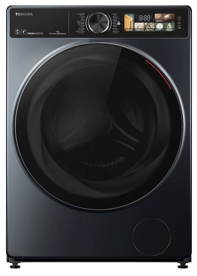 غسالة ملابس توشيبا، تحميل أمامي، إنفرتر، 13 كجم، 18 برنامج، رمادي، TW-T25BZP140MWBB(MG)