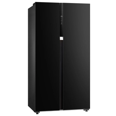 توشيبا ثلاجة سايد باي سايد، 19.4 قدم مكعب، أسود - GR-RS780WI-PGU(22)