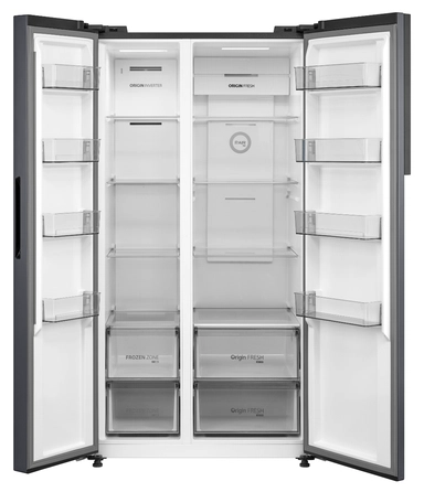 توشيبا ثلاجة سايد باي سايد، 20 قدم مكعب، فضي - GR-RS780WI-PMU(49)