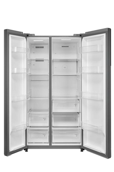 Toshiba Side by Side Refrigerator, 2 Doors, 23.9 Cu.ft, Silver – GR-RS910WI1-PMU(57)