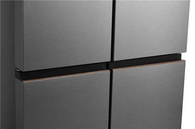 Toshiba Side by Side Refrigerator, 4 Doors, 22.3 Cu.ft, Silver – GR-RF900WI1-PMU(57)