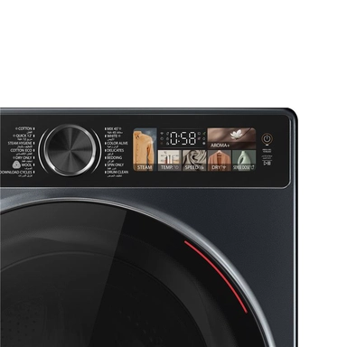 Toshiba Washing Machine Inverter, Front Load, With Dryer,10.5 KG, 14 Programs, Grey - TWD-T25BZU115MWBBMG