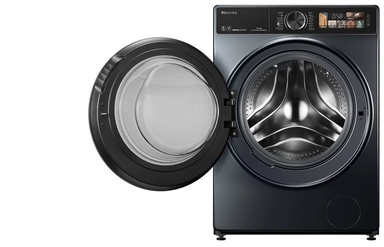 Toshiba Washing Machine, Inverter, Front Load, With Dryer, 13 KG, 18 Programs, Grey - TWD-T25BZP140MWBB(MG)