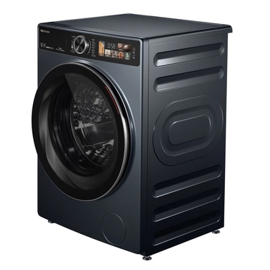 Toshiba Washing Machine, Inverter, Front Load, With Dryer, 13 KG, 18 Programs, Grey - TWD-T25BZP140MWBB(MG)