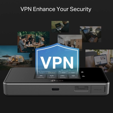 تي بي لينك ماي فاي، 5G / واي فاي 6E، اسود - M8550