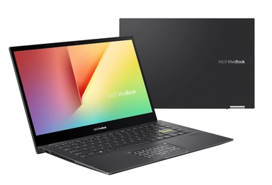 Asus VivoBook 2*1 Touch 14", i7-1165G7-16G-512SSD, Win11, Black