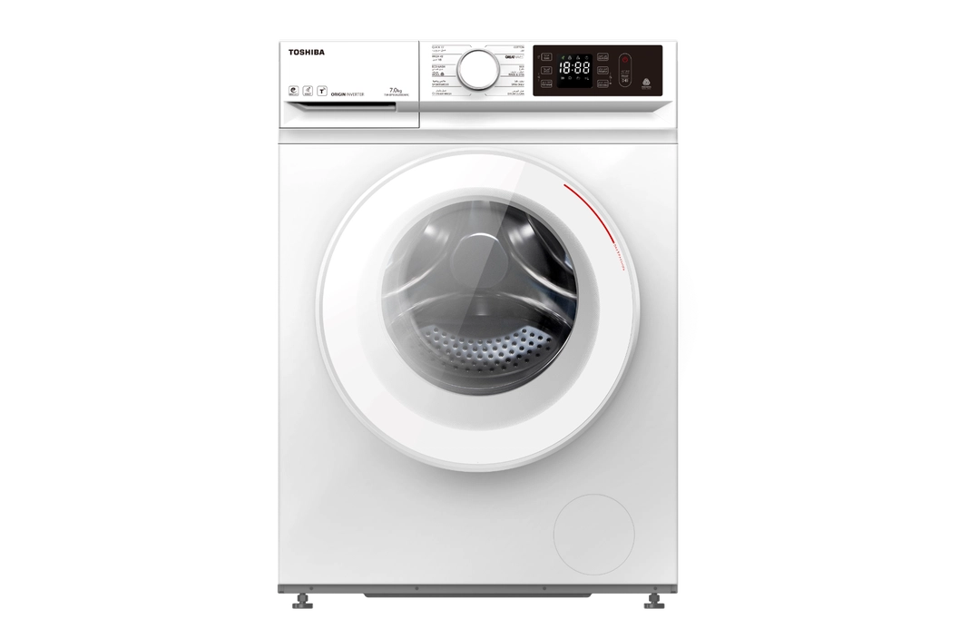غسالة توشيبا فتحة امامية 7 كيلو ابيض TW-BP80A2BB(WK)