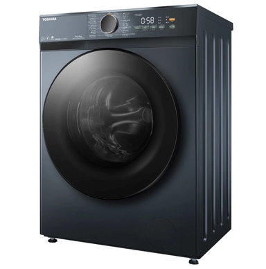 Toshiba Front Load Washing Machine, 8 kg, Grey, with Dryer, TWD-T21BU90UWBB(MG)