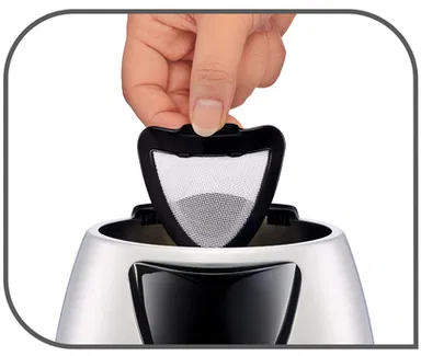 Tefal Stainless Steel Kettle 2400 watt 1.7 L., Silver, KI150D27