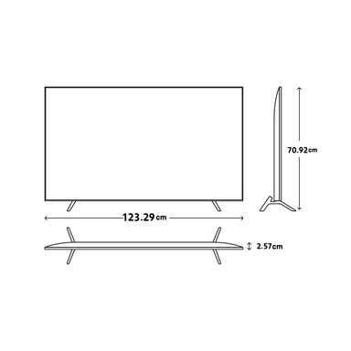 شاشة سامسونج 55 بوصة سمارت LED UA55AU9000UXUM 4K