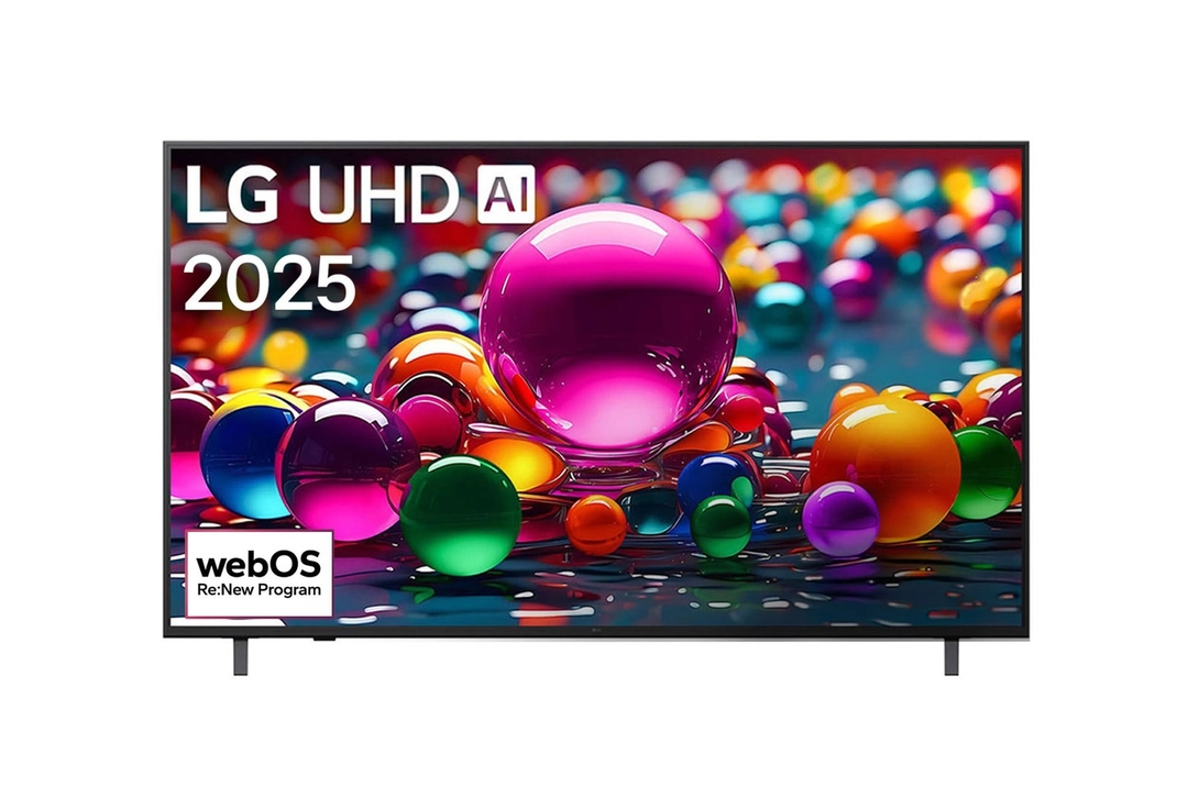 55 inch LG UHD AI UA80 4K Smart TV AI HDR10 webOS25 2025 
