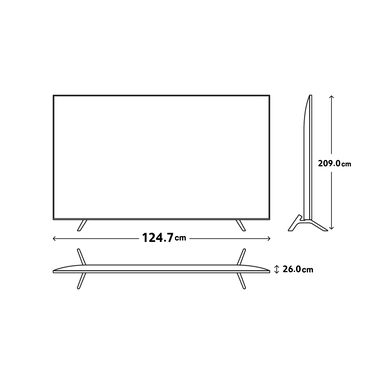 Samsung 85 inch UHD Smart TV UA85AU7000UXUM 4K