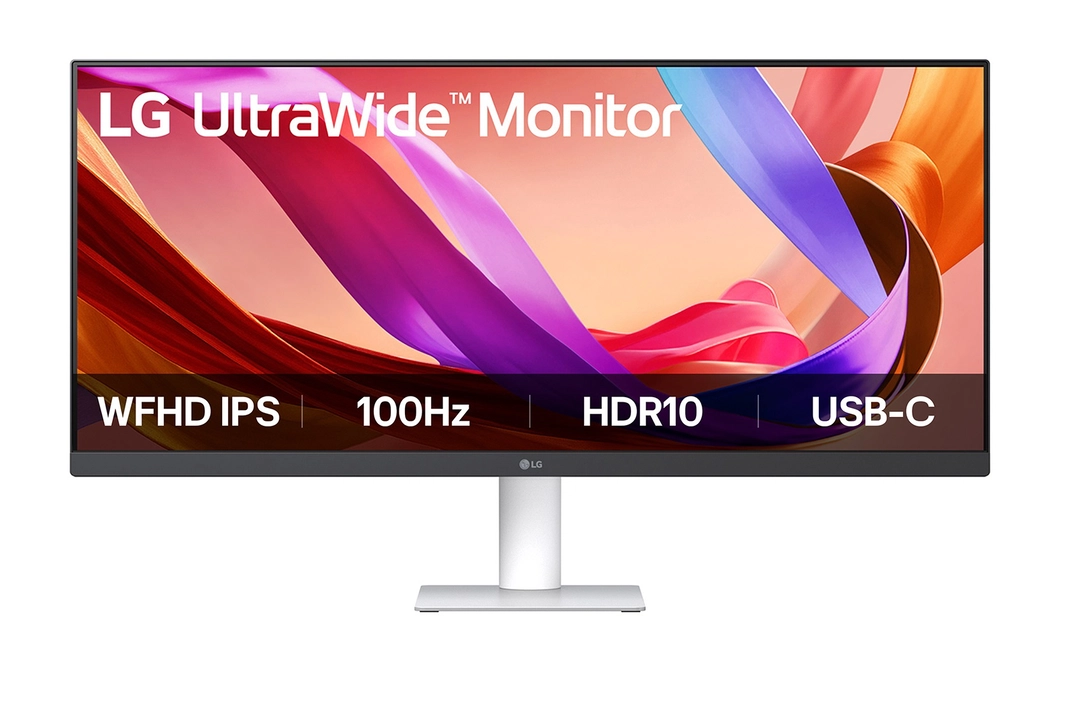 شاشة كمبيوتر ال جي الترا وايد 29 بوصة، دقة WFHD، معدل تحديث 100 هرتز، زمن استجابة 1 مللي ثانية، ابيض - 29U531A-W.AMI
