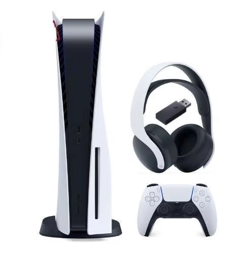 PlayStation 5 Console With Pulse 3D Headset Bundle, CFI-1116A-CFI-ZWH1