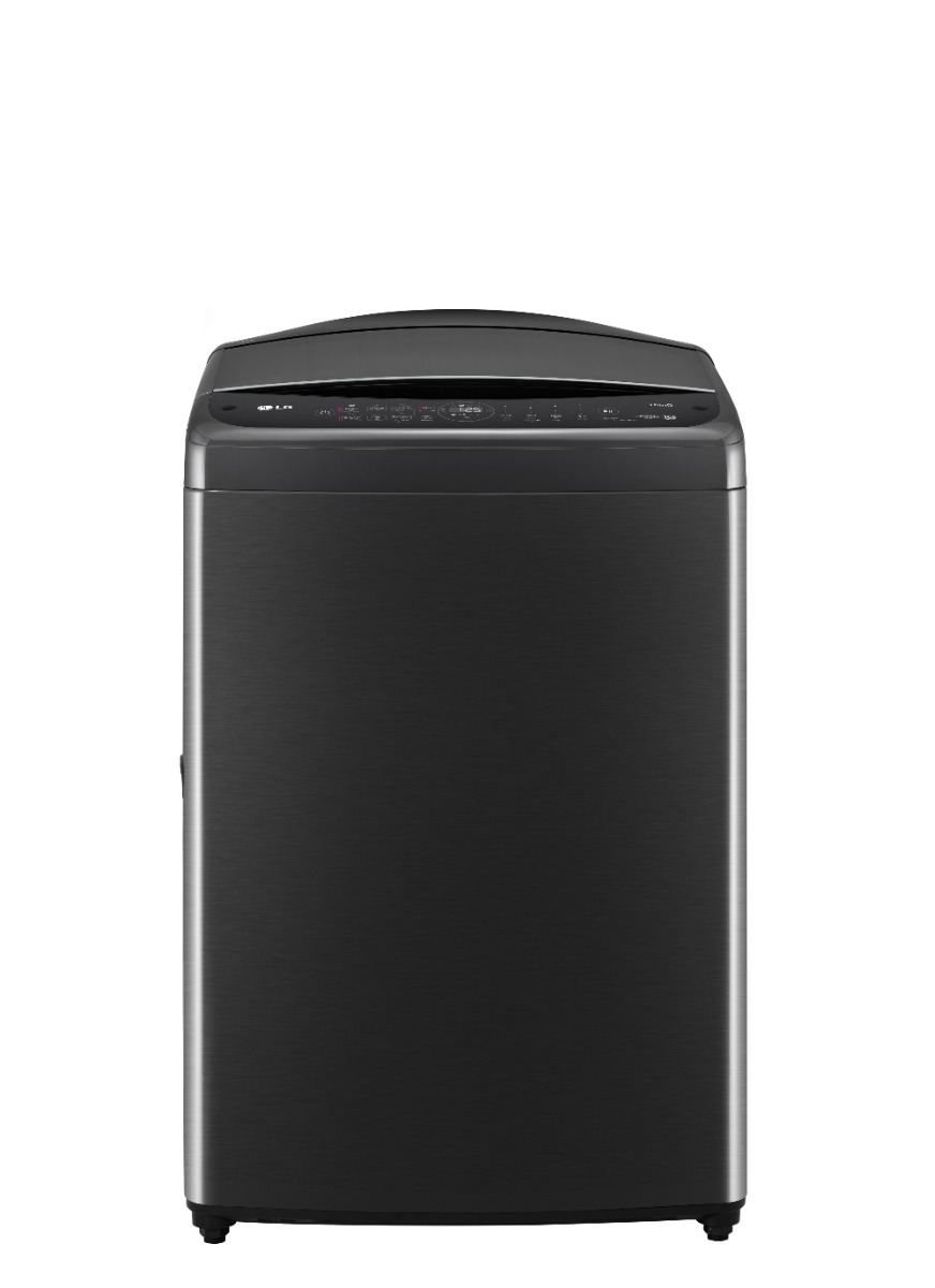 LG top automatic washing machine, 19 kg, black, WTV19HHP