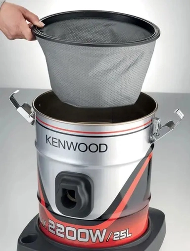 Kenwood Drum Vacuum Cleaner, 2200W, black, OWVDM60.000BR