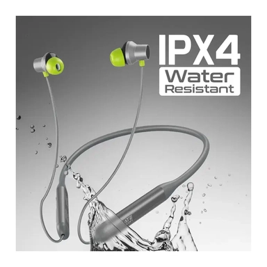 Promate Sporty Bluetooth V5.2 Neckband ANC Earphones Grey