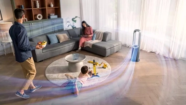 Philips Air Performer 8000 series 3-in-1 Air Purifier, Fan and Heater, AMF870/35