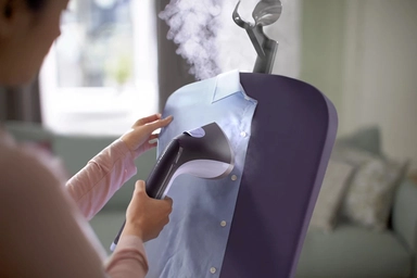 Philips Stand Steamer with XL StyleBoard 2000 Watts, Purple, STE3180/30