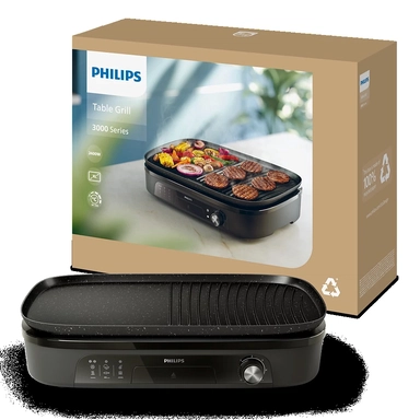 طاولة شواء فيليبس 2400 واط أسود HD6210/90