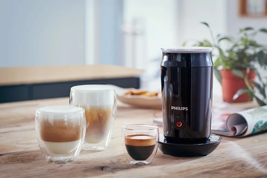 Philips Milk Frother for Hot and Cold Coffee, CA6500/63