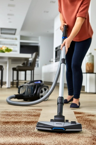 Philips Bagless Vacuum Cleaner, 2L, W2100, Dark Black, FC9732/61
